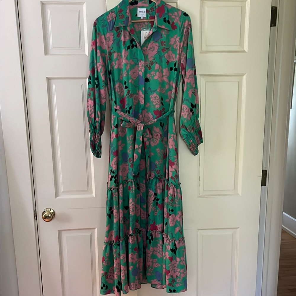 Misa for Anthropologie Maxi Dress